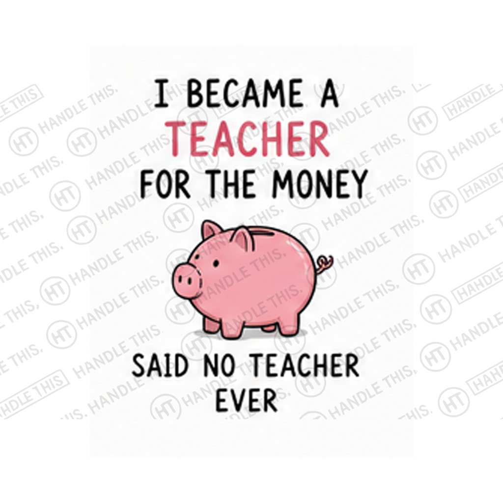 I Became A Teacher For The Money Said No Mug - Office Humour Gift