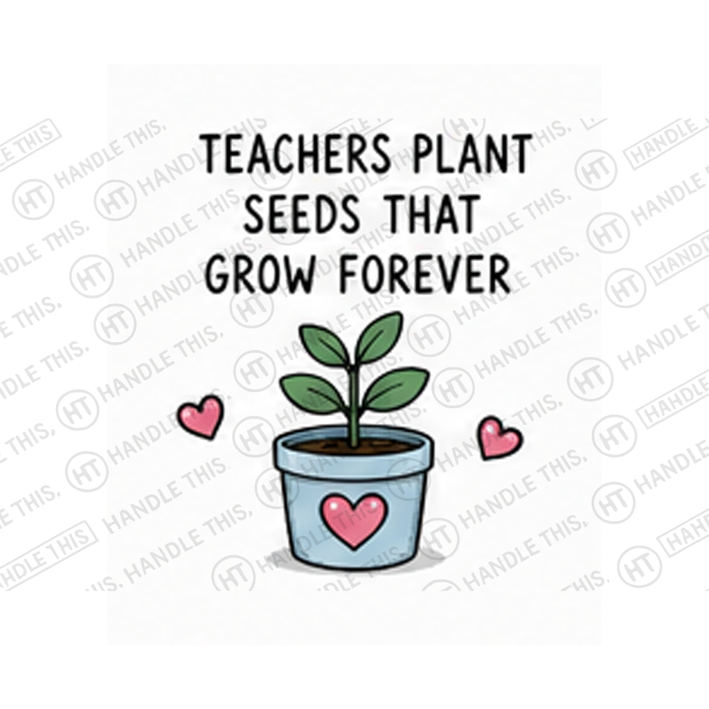Teachers Plant Seeds That Grow Forever Mug - Office Humour Gift