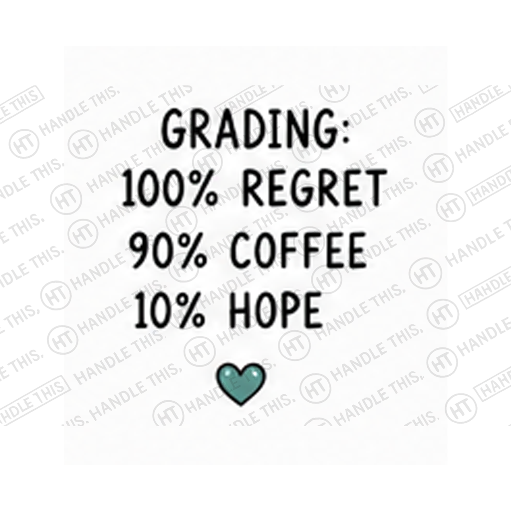 Grading 1000 0 Regret 900 0 Coffee 100 0 Mug - Office Humour Gift