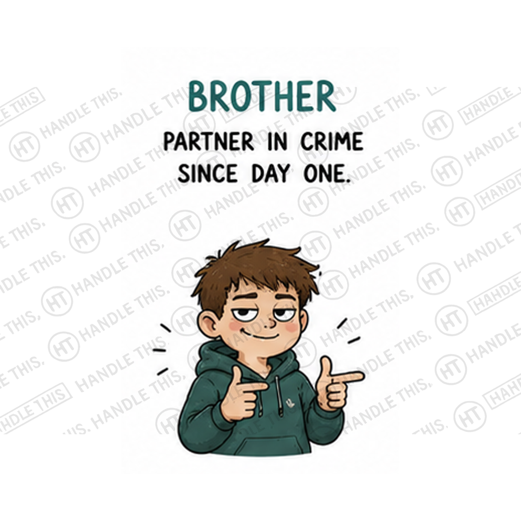 Brother Partner In Crime Since Day One Mug - Family Gift
