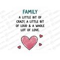 Family A Little Bit Of Crazy A Little Bit Mug - Family Gift