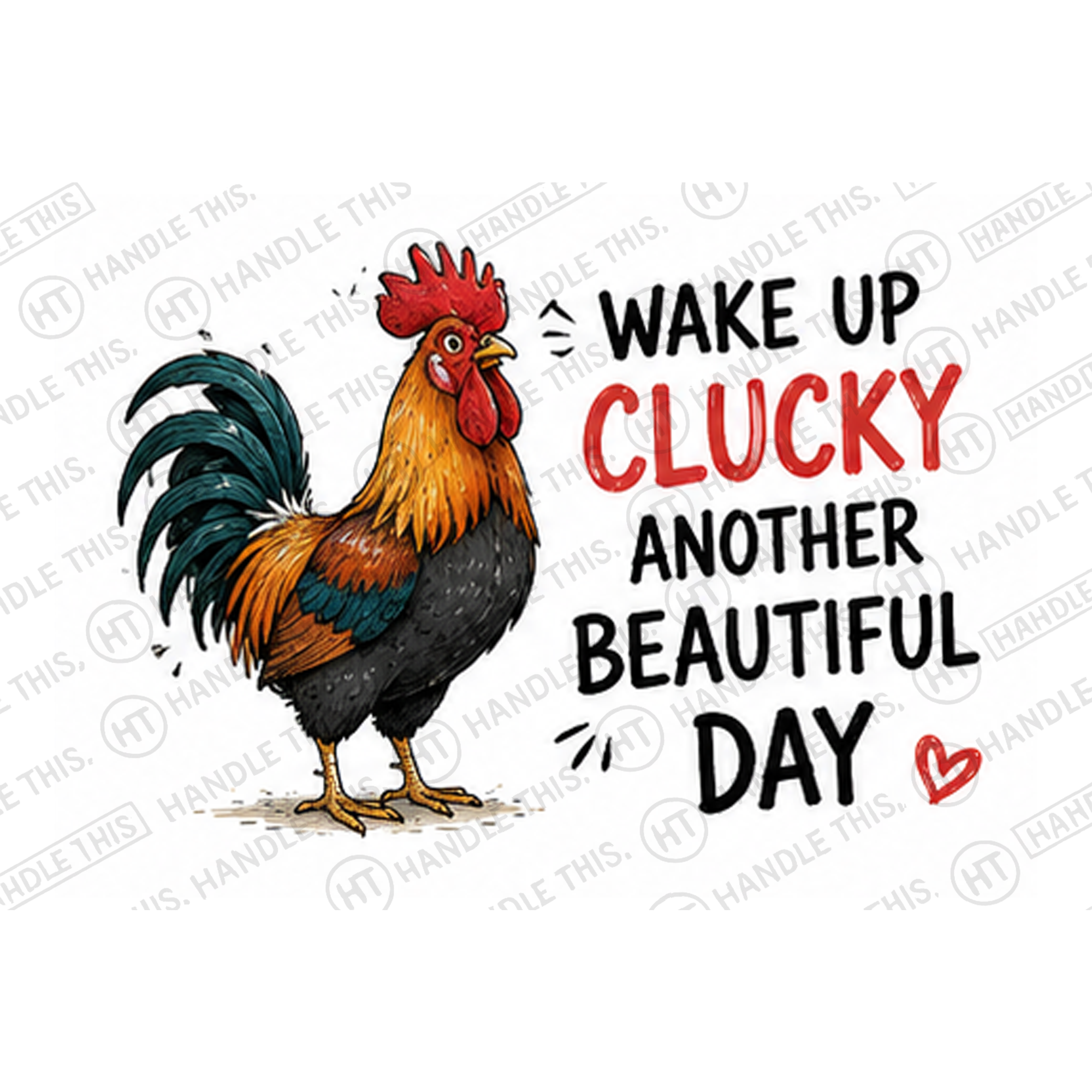 Wake Up Clucky Another Beautiful Day Mug - Funny Rude Gift