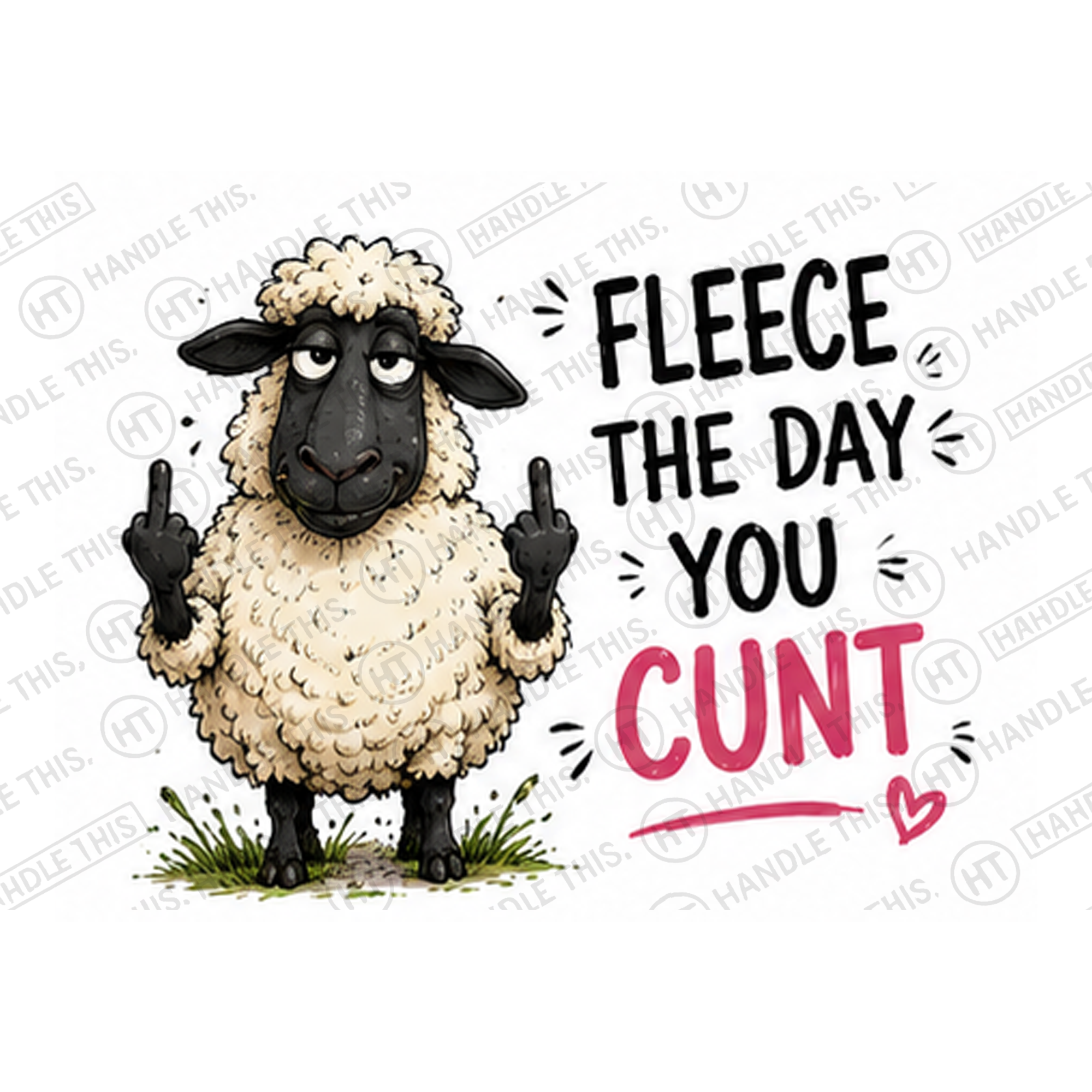 Fleece The You 3 Cunt Mug - Funny Rude Gift