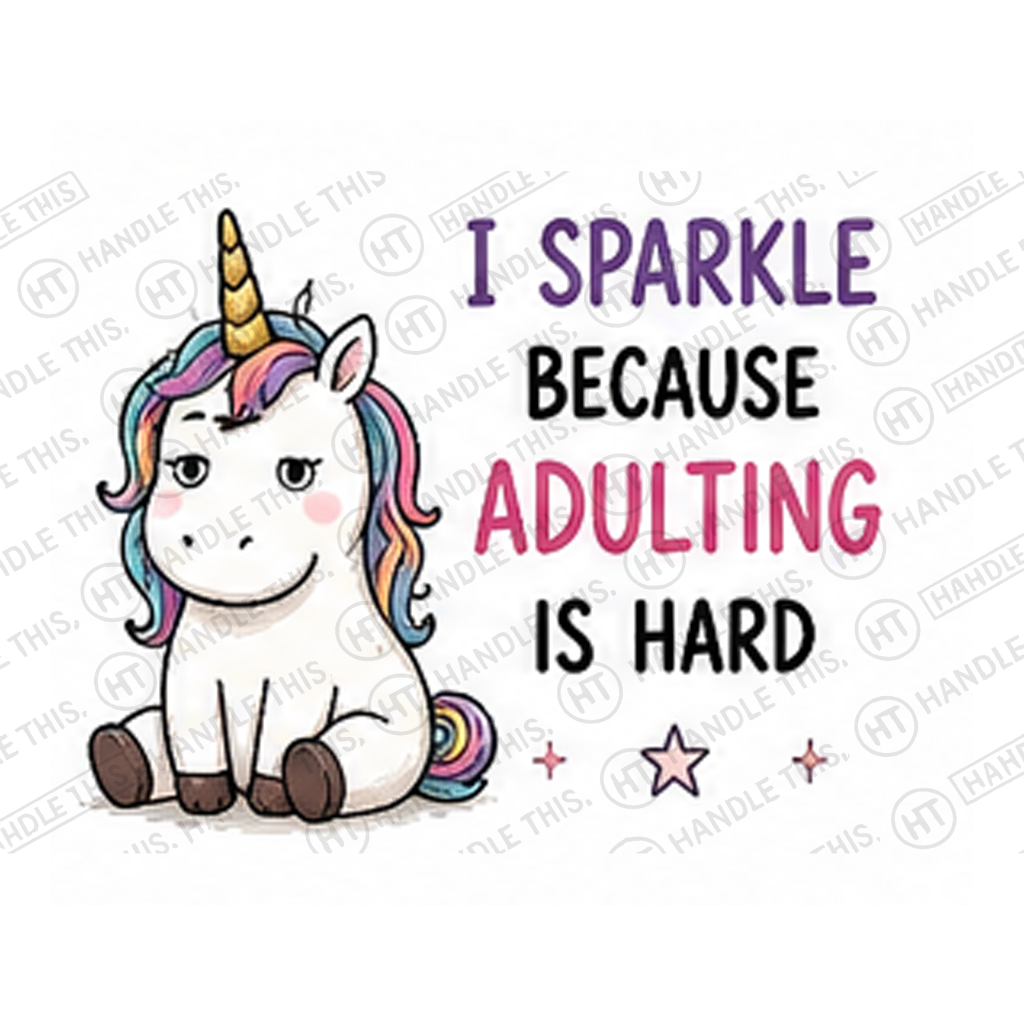 6 I Sparkle Because Adulting Is Hard Mug - Cute Gift