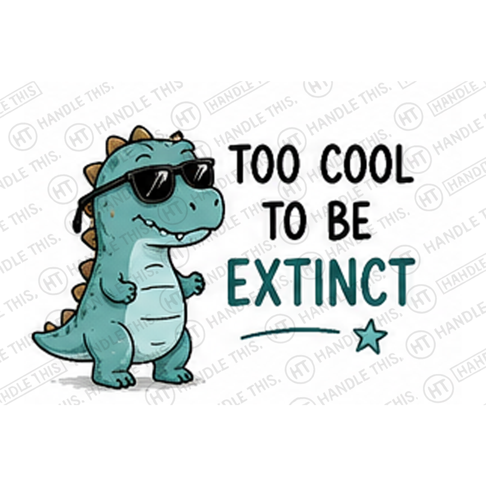 Too Cool Extinct Mug - Cute Gift