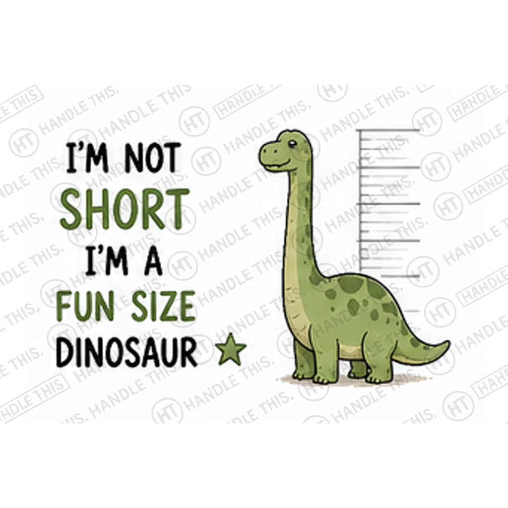I'm Not Short I'm A Fun Size Dinosaur Mug - Cute Gift