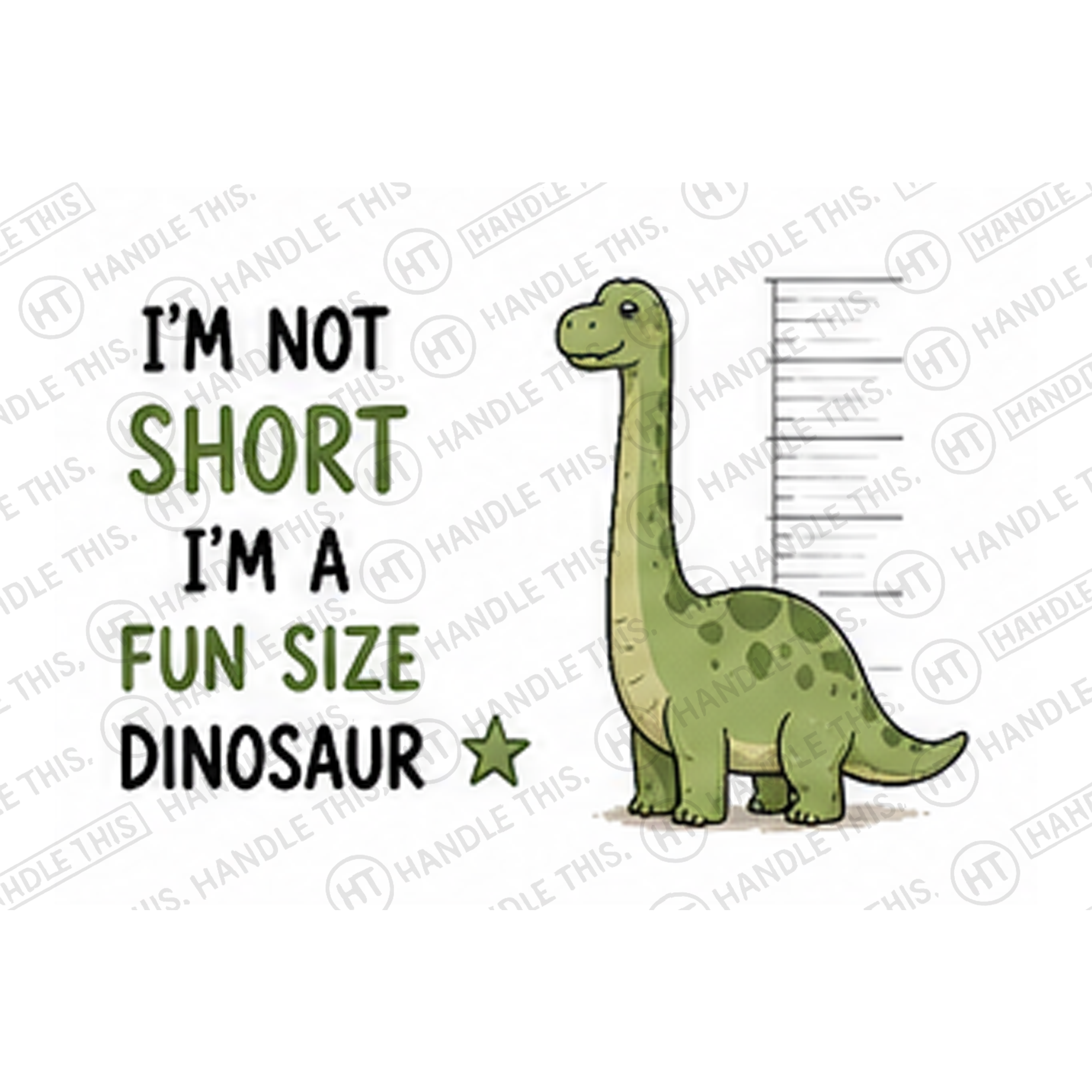 I'm Not Short I'm A Fun Size Dinosaur Mug - Cute Gift
