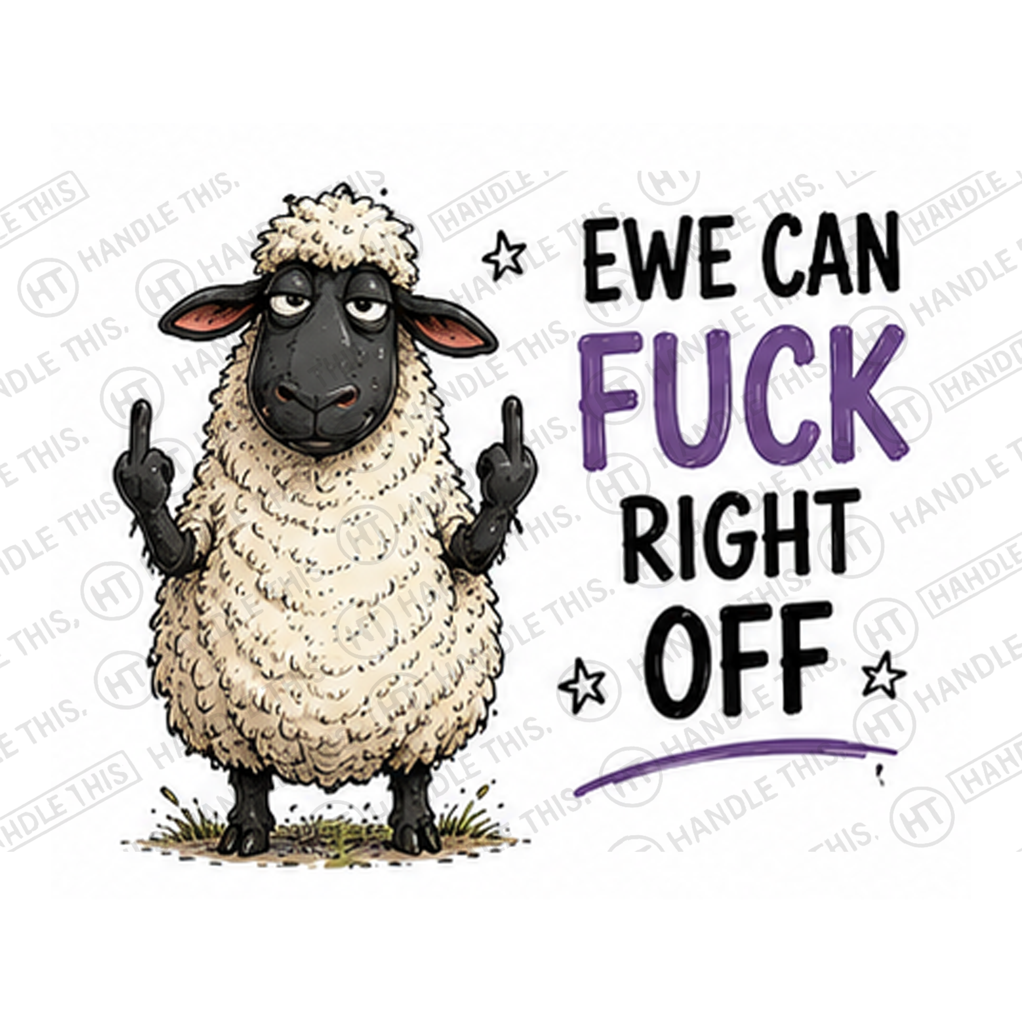 Ewe Can Fuck Right Off Mug - Funny Rude Gift