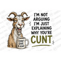 I'm Not Arguing I'm Just Explaining Why You're Mug - Funny Rude Gift