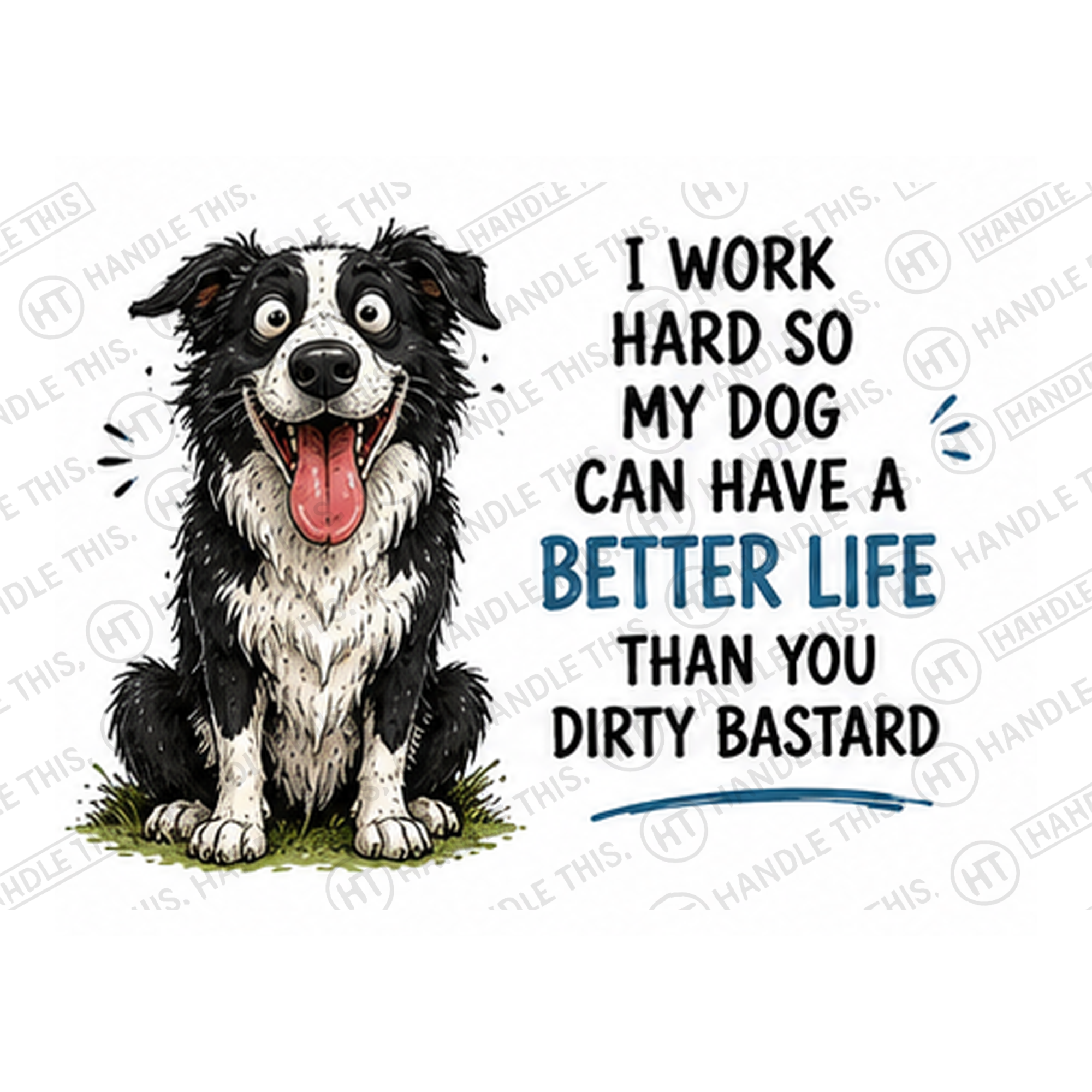 I Work Hard So My Dog Can Have A Mug - Funny Rude Gift
